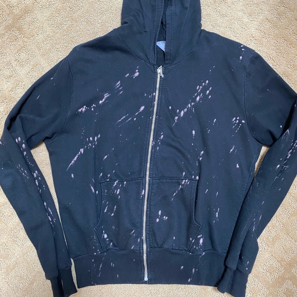 Zip hooded sweatshirt